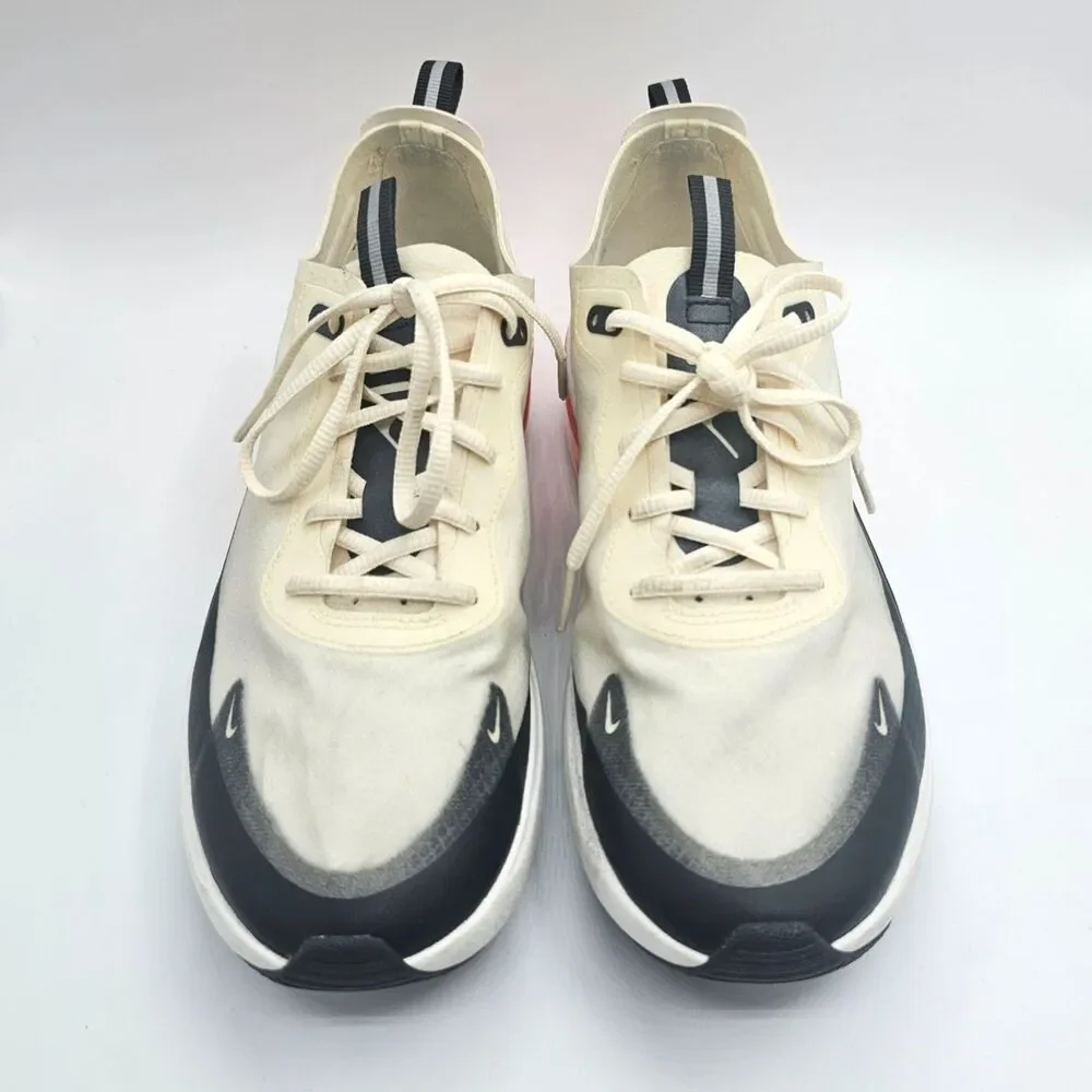 Nike Air Max Dia Women 8.5 Cream Black Coral Cushioned Sneakers - Picture 2 of 11
